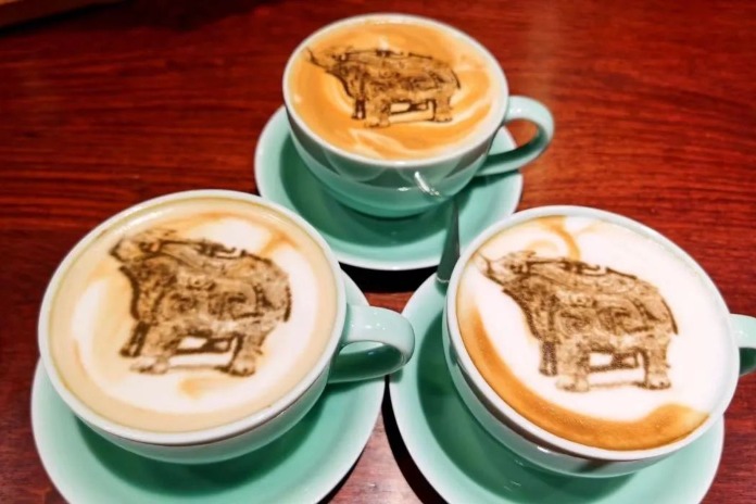Shanghai Museum rolls out ox-themed coffee