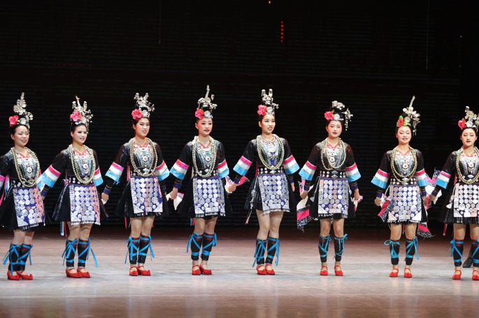 An ethnic song and dance show captivates audience in Guizhou