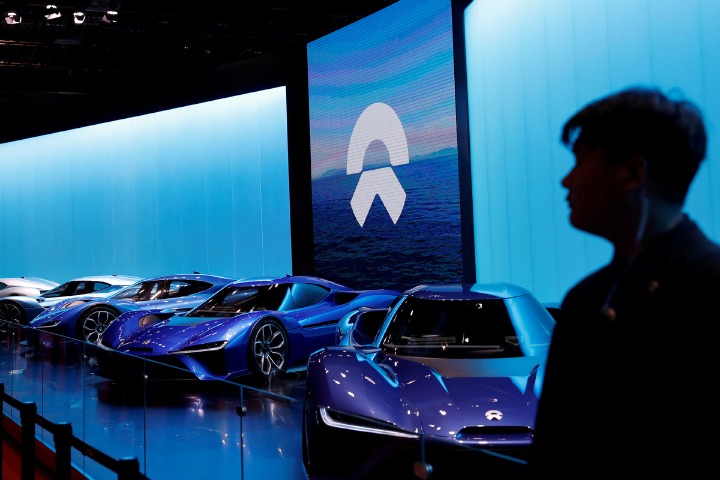 Chinese EV maker Nio's 100,000th vehicle rolls off production line
