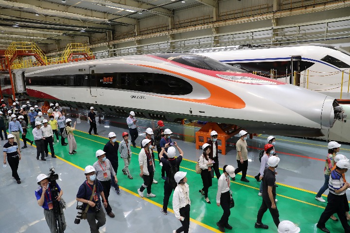 Train construction ongoing to meet Greater Bay Area demand