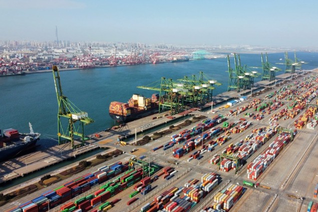 China's port city Tianjin sees steady rise in foreign trade in Q1