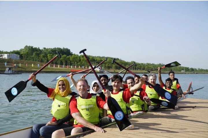 International Dragon Boat Team wins 2nd Prize