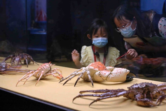 Crab, shrimp, lobster form heart of Guangdong exhibition