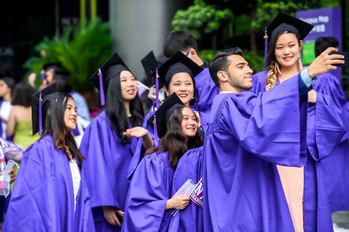 NYU Shanghai holds commencement ceremony for undergrads