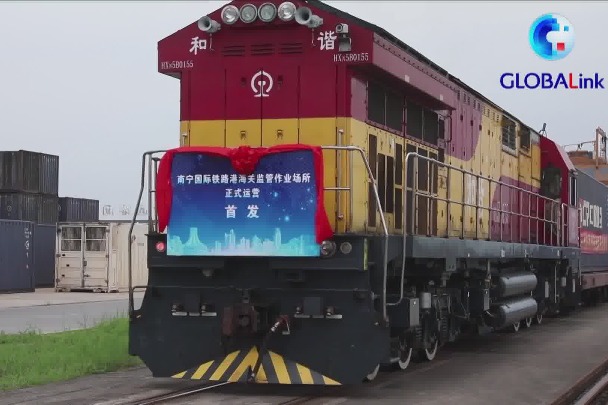 China-Vietnam freight train speeds up by facilitating customs