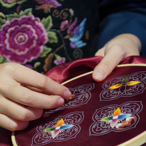 Embroidery of the Zhuang ethnic group