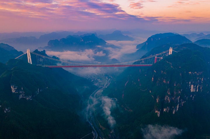 Scenic Area of Aizhai Wonder, Shibadong Village, and Dehang Canyon