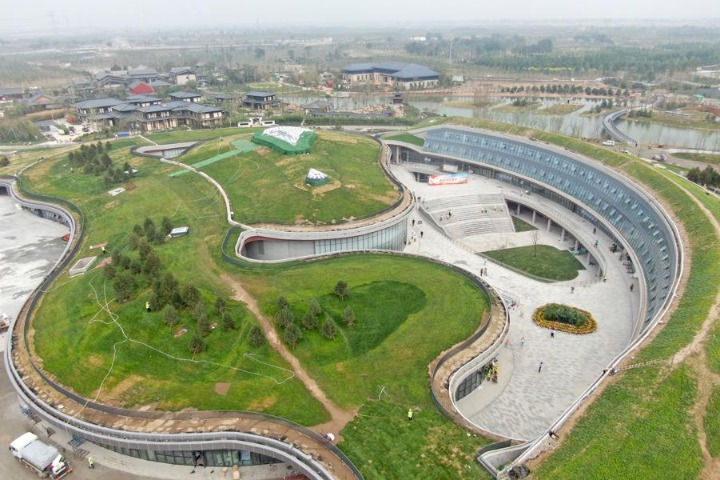 New park in Xiong'an a visual feast