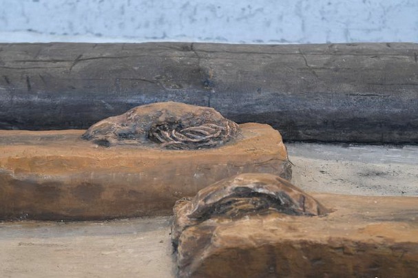Liangzhu Ancient City unveils 3D replicas of 5,000-year-old wooden pillars for first time
