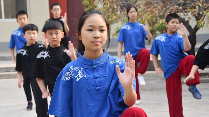 Students use their summer to practice tai chi