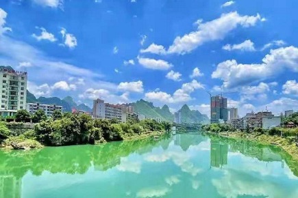 Hechi's environmental water quality ranks 5th in China in H1