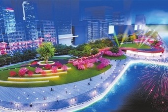 Huangyang riverbank City Balcony opening by October