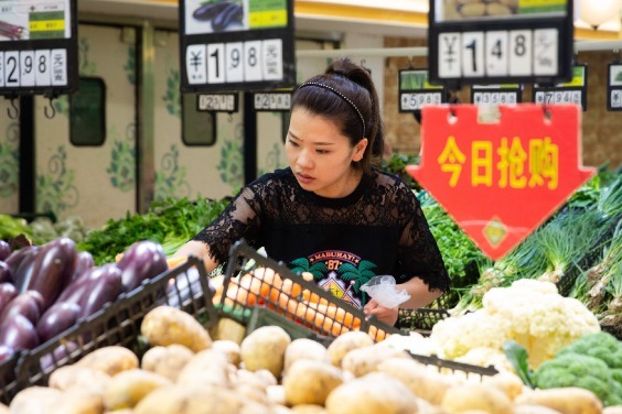 China's consumer price index up 1% in July