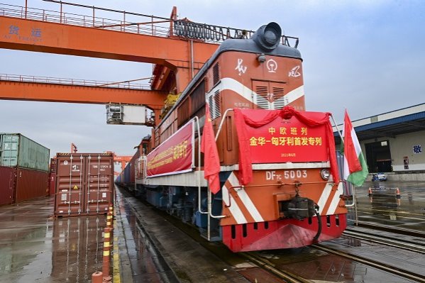 China's Zhejiang sees surging imports via Europe freight trains