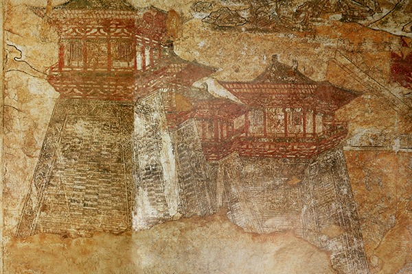 Paired tomb murals highlight high-level painting skills of Tang Dynasty