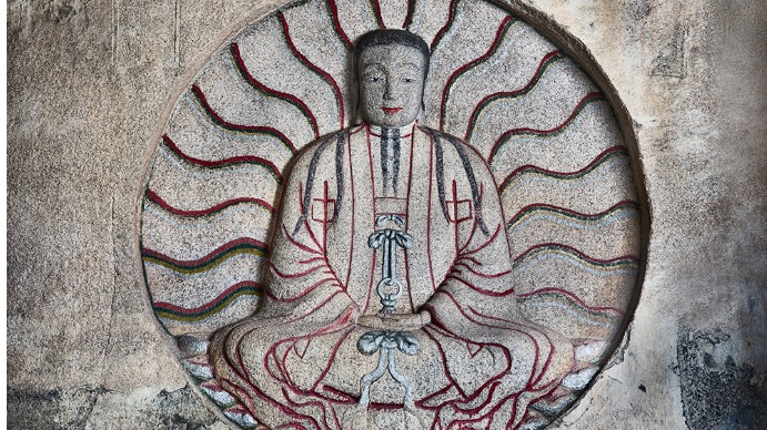 Statue of Mani in Cao’an Temple