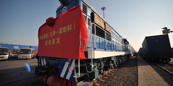 China-Europe freight train trips hit 10,000 by end-August