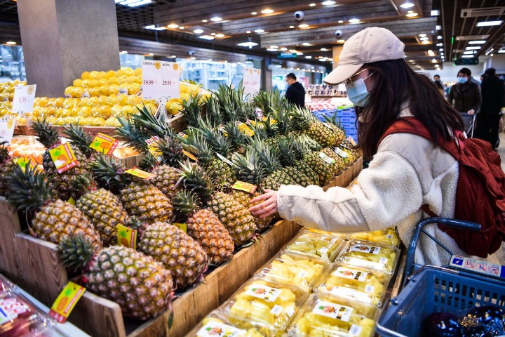 China's consumer price index up 0.4% in March