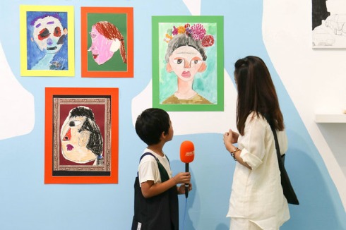 Children's art show bursts with creativity, honesty