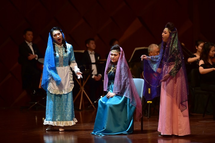 Concert performance of classical operetta staged in Lanfang