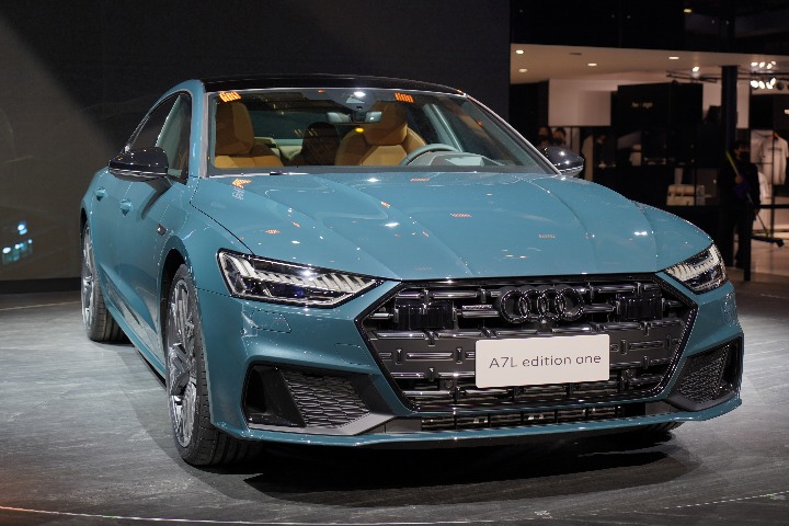 SAIC Audi's first model rolls off production line