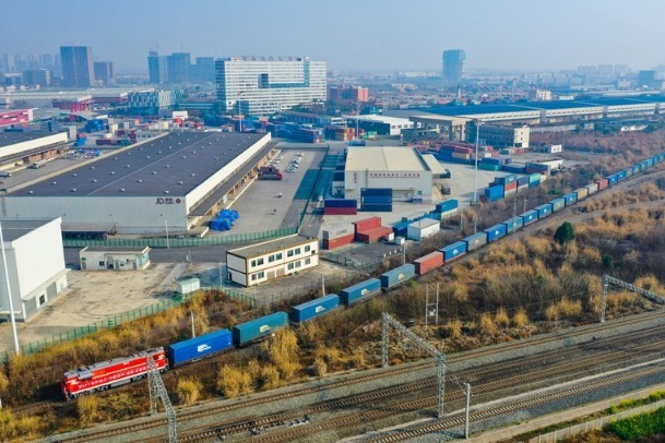 Chinese city launches new freight train route to Poland
