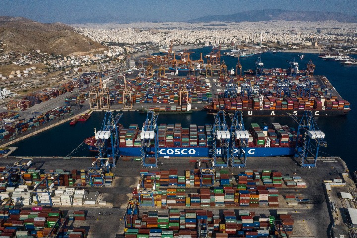 COSCO raises stake in Greek port