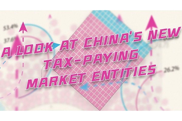 A look at China's new tax-paying market entities