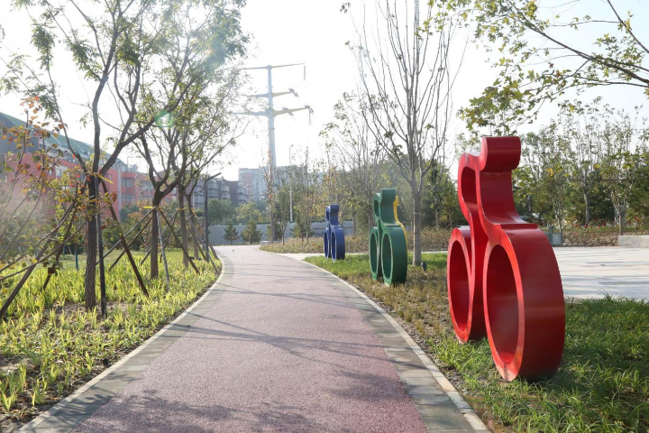 Landscape corridor adds luster to downtown venue of Beijing 2022 Winter Olympics