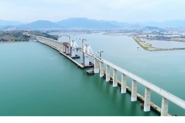 China's first sea-crossing high-speed railway bridge completed