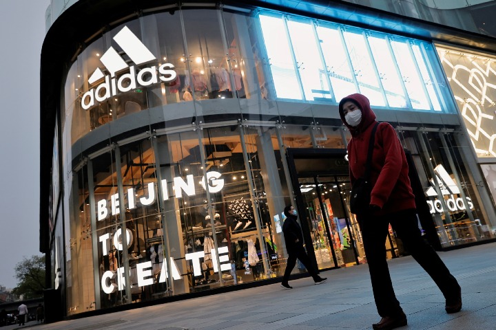 Adidas pleased with China's 'intensifying appetite' for sports, fitness