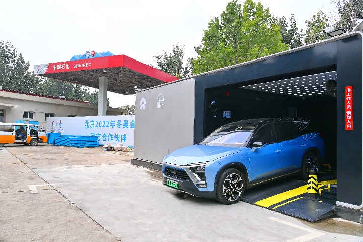 Sinopec now has 1,000 battery swap, photovoltaic power stations
