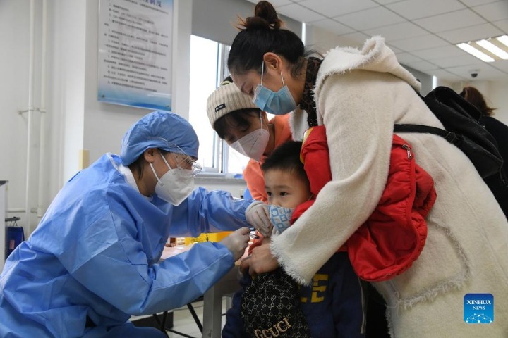 Beijing administers over 2m COVID-19 vaccine doses to children