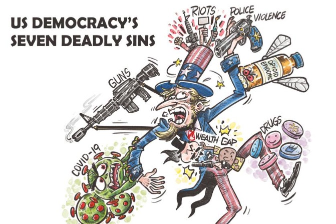 US democracy's seven deadly sins