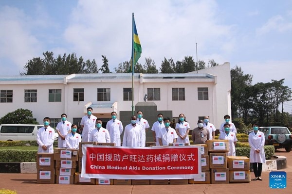 Chinese medical team donates medical supplies to Kibungo hospital in Rwanda