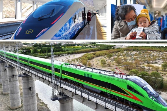 Achievements of China's railway transport in 2021