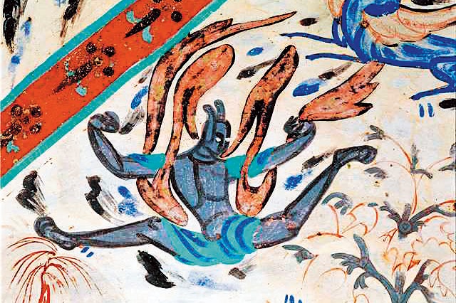 Similarity of frescoes to winter sports raises intrigue