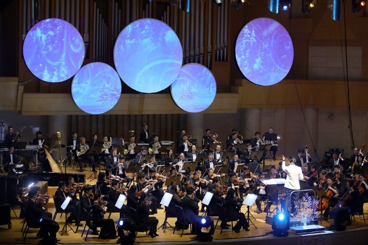 Symphonic music hailing Winter Olympics in Bejing