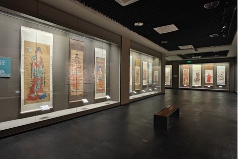 Dunhuang mural paintings by Zhang Daqian on view in Xi’an