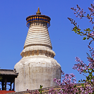 The Giant White Stupa, Xinzhou, Shanxi province