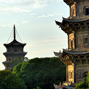 The East and West pagodas, Quanzhou, Fujian province