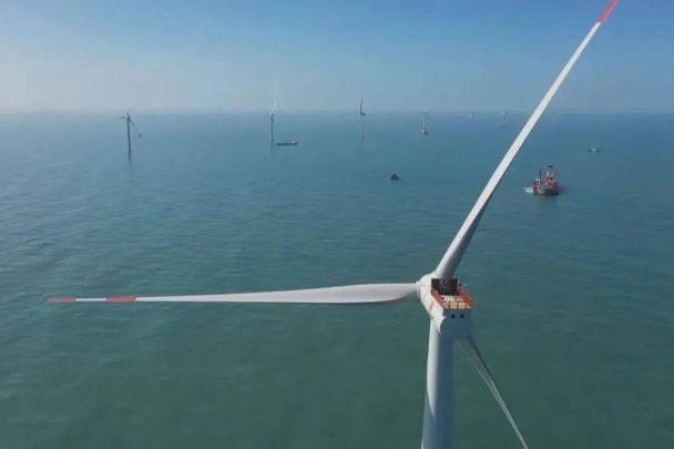 Surging offshore wind power boosts China's green development