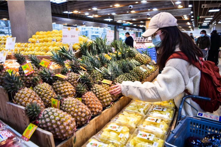 China's agricultural product wholesale price index edges up