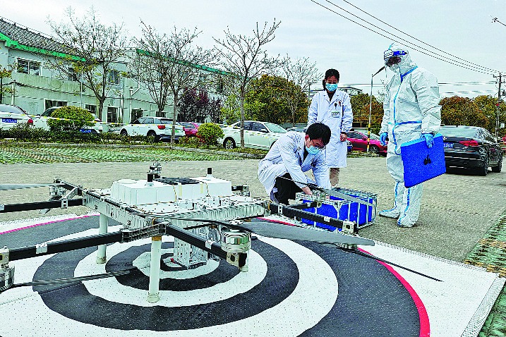 Unmanned aerial vehicles used to bolster supply of food, medicine