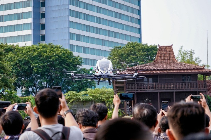 EHang gets big Indonesian pre-order for aerial vehicles
