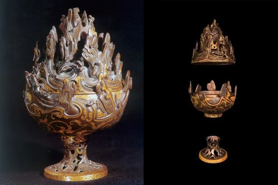 Censer from 2,000 years ago a prized collection of Hebei Museum