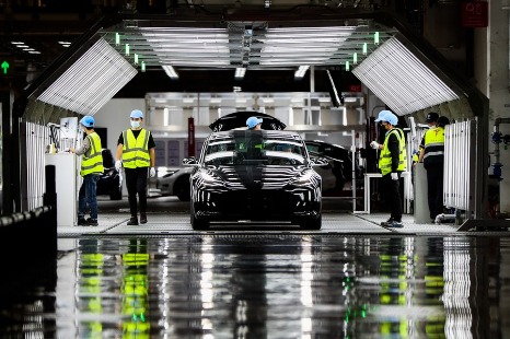 Musk: Tesla's Shanghai plant to see record weekly production