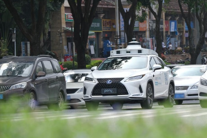 Company OK'd for self-driving taxis in Guangzhou