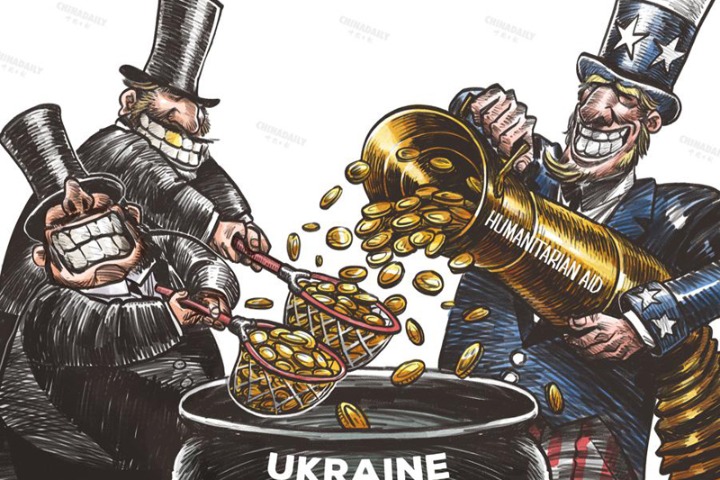 Ukrainian aid America’s way to fund capitalism
