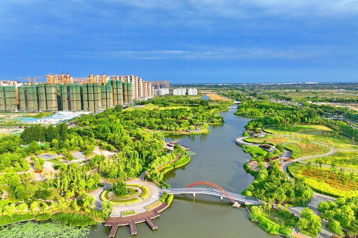 Gorgeous ecological park in Jiangsu a place to chill